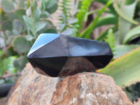 Polished Double Terminated Black Basalt Points x 4 From Madagascar - Toprock Gemstones and Minerals