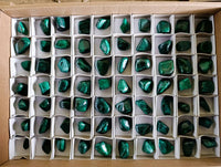 Polished Flower Banded Malachite Free Forms x 70 From Congo - Toprock Gemstones and Minerals