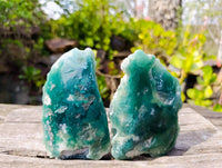 Polished On One Side Emerald Mtorolite x 4 From Mutorashanga, Zimbabwe - Toprock Gemstones and Minerals