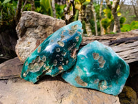 Polished On One Side Emerald Mtorolite x 4 From Mutorashanga, Zimbabwe - Toprock Gemstones and Minerals