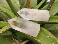 Polished Clear Quartz Crystals x 6 From Madagascar - Toprock Gemstones and Minerals
