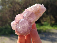Natural Amethyst Spirit Quartz Clusters x 6 From South Africa - Toprock Gemstones and Minerals