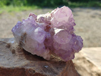 Natural Amethyst Spirit Quartz Clusters x 6 From South Africa - Toprock Gemstones and Minerals