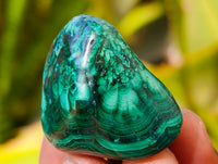 Polished Flower Banded Malachite Free Forms x 35 From Congo - Toprock Gemstones and Minerals