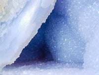 Polished Blue Lace Agate Standing Free Forms x 2 From Malawi - Toprock Gemstones and Minerals