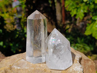 Polished Clear Quartz Crystals x 6 From Madagascar - Toprock Gemstones and Minerals