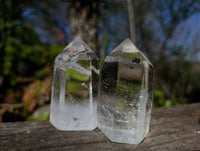 Polished Clear Quartz Crystals x 6 From Madagascar - Toprock Gemstones and Minerals