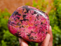 Polished Rhodonite Free Forms x 6 From Rhusinga, Zimbabwe - Toprock Gemstones and Minerals