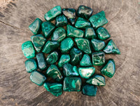 Polished Flower Banded Malachite Free Forms x 35 From Congo - Toprock Gemstones and Minerals