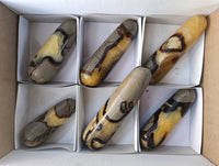 Polished Septerye Massage Wands x 6 From Madagascar - Toprock Gemstones and Minerals