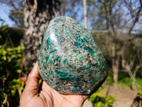 Polished Emerald Mica 'Mutokolite' Standing Free Form x 1 From Mutoko, Zimbabwe - Toprock Gemstones and Minerals