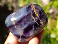 Polished Watermelon Fluorite Free Forms x 12 From Uis, Namibia - Toprock Gemstones and Minerals