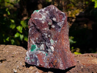Natural Ball Malachite On Dolomite Matrix Specimen x 1 From Kambove, Congo - Toprock Gemstones and Minerals