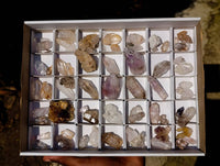 Natural Mixed Quartz Crystal Specimens x 64 From Brandberg, Namibia - Toprock Gemstones and Minerals