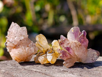 Natural Mixed Quartz Crystal Specimens x 64 From Brandberg, Namibia - Toprock Gemstones and Minerals
