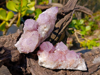 Natural Amethyst Spirit Quartz Clusters x 4 From South Africa - Toprock Gemstones and Minerals