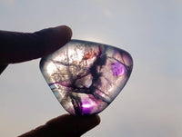 Polished Watermelon Fluorite Free Forms x 6 From Uis, Namibia - Toprock Gemstones and Minerals