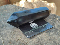 Polished Double Terminated Black Basalt Points x 4 From Madagascar - Toprock Gemstones and Minerals