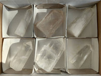 Polished Clear Quartz Crystals x 6 From Madagascar - Toprock Gemstones and Minerals