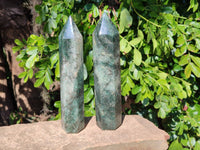 Polished Green Fuchsite Points x 4 From Madagascar - Toprock Gemstones and Minerals