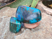 Polished Shattuckite Free Forms x 6 From Kaokoveld, Namibia - Toprock Gemstones and Minerals