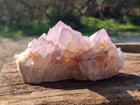 Natural Amethyst Spirit Quartz Clusters x 2 From South Africa - Toprock Gemstones and Minerals