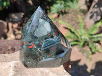 Polished Bloodstone Points x 3 From Swaziland - Toprock Gemstones and Minerals