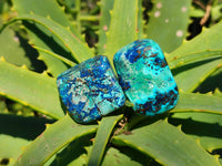 Polished Shattuckite Free Forms x 35 From Congo - Toprock Gemstones and Minerals