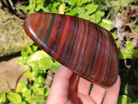 Polished Banded Tiger Iron Standing Free Forms x 2 From South Africa - Toprock Gemstones and Minerals