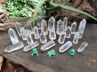 Polished Clear Quartz Crystals x 24 From Madagascar - Toprock Gemstones and Minerals