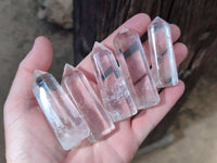 Polished Clear Quartz Crystals x 24 From Madagascar - Toprock Gemstones and Minerals
