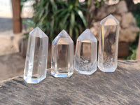 Polished Clear Quartz Crystals x 24 From Madagascar - Toprock Gemstones and Minerals