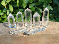 Polished Clear Quartz Crystals x 24 From Madagascar - Toprock Gemstones and Minerals