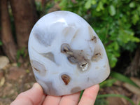Polished Agate Standing Free Forms x 4 From Madagascar - Toprock Gemstones and Minerals