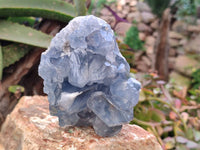 Natural Celestite Specimens x 2 From Sakoany, Madagascar - Toprock Gemstones and Minerals