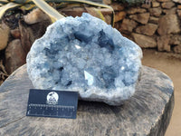 Natural Celestite Geode Specimen x 1 From Sakoany, Madagascar - Toprock Gemstones and Minerals