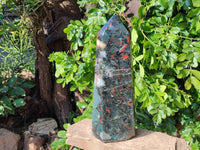 Polished Bloodstone Tower x 1 From Swaziland - Toprock Gemstones and Minerals