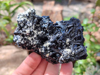 Natural Schorl Black Tourmaline Specimens x 6 From Erongo, Namibia - Toprock Gemstones and Minerals