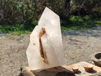 Polished Quartz Cluster x 1 From Madagascar - Toprock Gemstones and Minerals