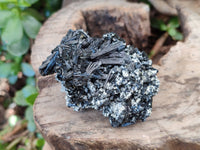 Natural Schorl Black Tourmaline Specimens x 6 From Erongo, Namibia - Toprock Gemstones and Minerals