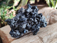 Natural Schorl Black Tourmaline Specimens x 6 From Erongo, Namibia - Toprock Gemstones and Minerals