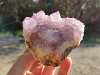 Natural Amethyst Spirit Quartz Clusters x 4 From Boekenhouthoek, South Africa - Toprock Gemstones and Minerals