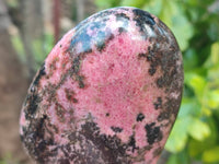 Polished Rhodonite Standing Free Forms x 3 From Ambindavato, Madagascar - Toprock Gemstones and Minerals