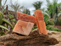 Natural Sunset Orange Calcite Specimens x 12 From Spitzkop, Namibia - Toprock Gemstones and Minerals