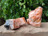 Natural Sunset Orange Calcite Specimens x 12 From Spitzkop, Namibia - Toprock Gemstones and Minerals
