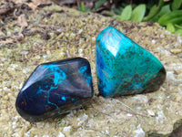 Polished Shattuckite Free Forms x 6 From Namibia - Toprock Gemstones and Minerals