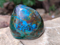 Polished Shattuckite Free Forms x 6 From Namibia - Toprock Gemstones and Minerals