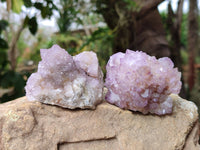 Natural Amethyst Spirit Quartz Clusters x 6 From Boekenhouthoek, South Africa - Toprock Gemstones and Minerals