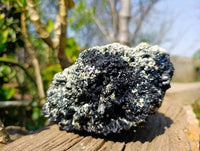 Natural Schorl Black Tourmaline Specimens x 2 From Namibia - Toprock Gemstones and Minerals