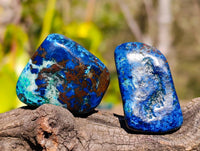 Polished Shattuckite Free Forms x 35 From Congo - Toprock Gemstones and Minerals